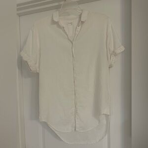 Elegant white Button-Down Shirt for Women